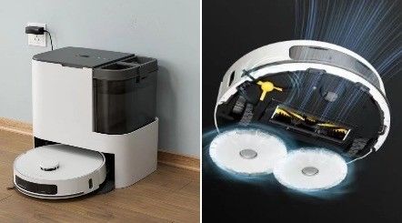 جاروبرقی هوشمند ربات با فیلتر قابل شستشو و برنامه TUYA برای تمیز کردن بدون دردسر