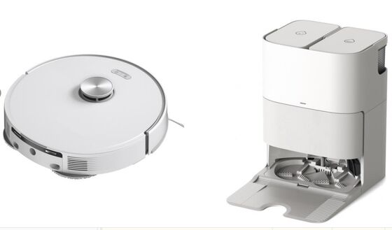 ROTARY MOP ROBOT VACUUM CLEANER WITH SELC CLEAN AND HOT AIR DRY MOP